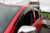 Toyota Hilux 2005-2015 On - Double Cab - Stx Quad Wind Deflectors - External Fit